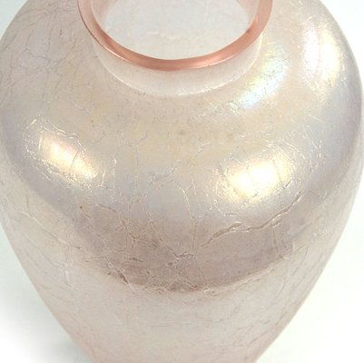 Large Crackle Glass Vase, 1990s-GIW-1756610