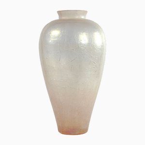 Large Crackle Glass Vase, 1990s-GIW-1756610