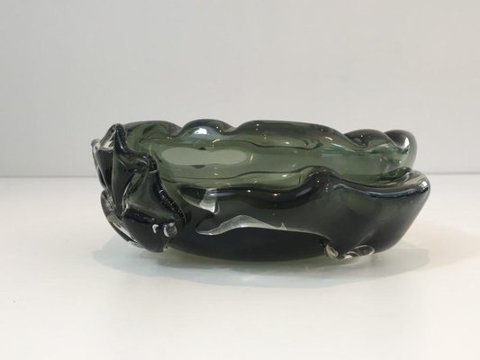 Large Crystal Ashtray with Squales, 1970s-BA-658546