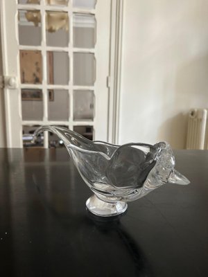 Large Crystal Bird Bowl, 1950s-AVC-1721949