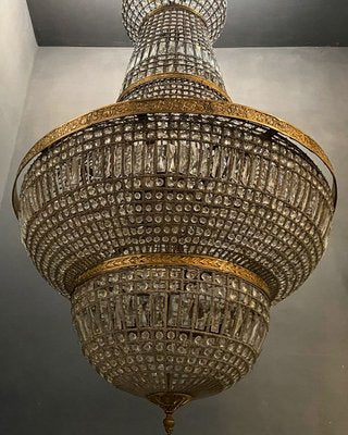 Large Crystal Chandelier, 1970s-JJC-830502