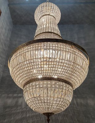 Large Crystal Chandelier, 1970s-JJC-830502