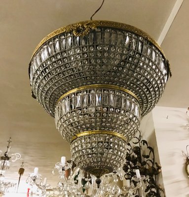 Large Crystal Chandelier, 1970s-JJC-574574