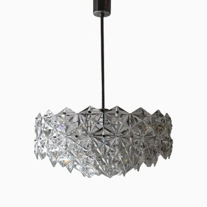 Large Crystal & Chrome Ball Chandelier from Kinkeldey, 1960s-ESB-1453538