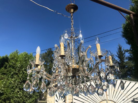 Large Crystal Hand.Cut Maria Chandelier, 1940s / 50s-WQQ-1388522