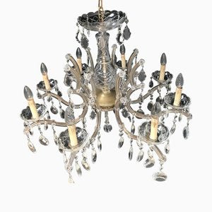 Large Crystal Hand.Cut Maria Chandelier, 1940s / 50s-WQQ-1388522