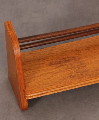 Large Czech Wood Shelf, 1960s-DAD-888869