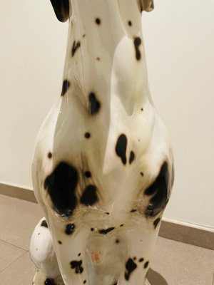 Large Dalmatian Dog Statue from Bassano, Italy, 1970s-OPE-1082979