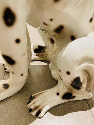 Large Dalmatian Dog Statue from Bassano, Italy, 1970s-OPE-1082979