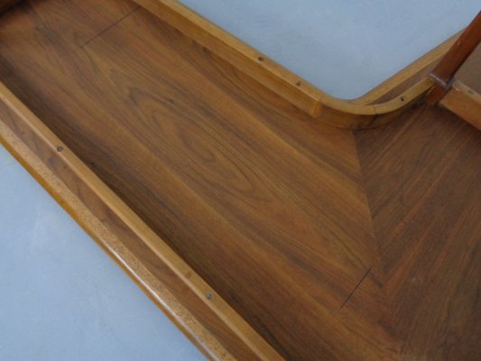 Large Danish Boomerang Teak Coffee Table, 1960s-RDW-1162027