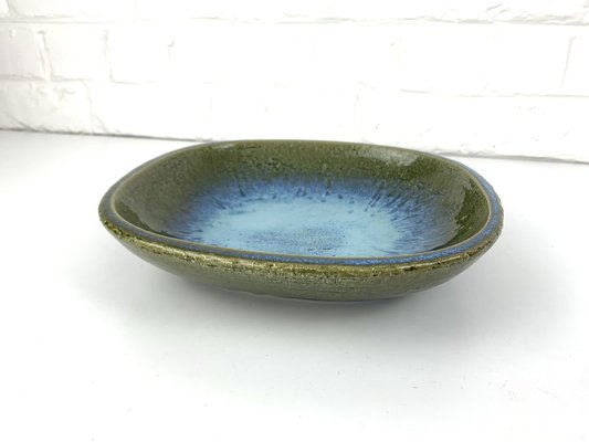 Large Danish Ceramic Dish Bowl by Per Linnemann-Schmidt for Palshus, Denmark, 1960s-ZM-1733816