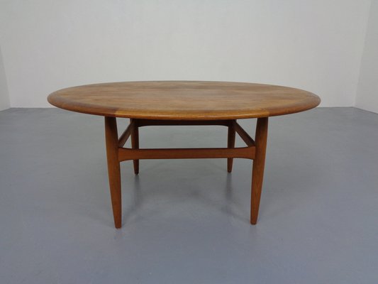 Large Danish Coffee Table in Teak from CFC Silkeborg, 1960s-RDW-1262827