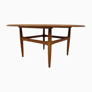 Large Danish Coffee Table in Teak from CFC Silkeborg, 1960s-RDW-1262827