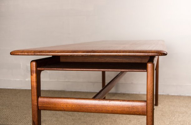 Large Danish Coffee Table in Teak with Document Ranges, 1960-EMB-1123286