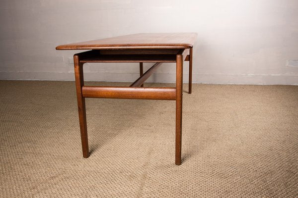 Large Danish Coffee Table in Teak with Document Ranges, 1960-EMB-1123286