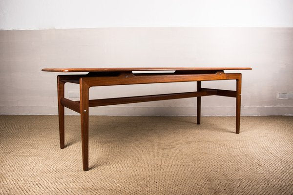 Large Danish Coffee Table in Teak with Document Ranges, 1960-EMB-1123286