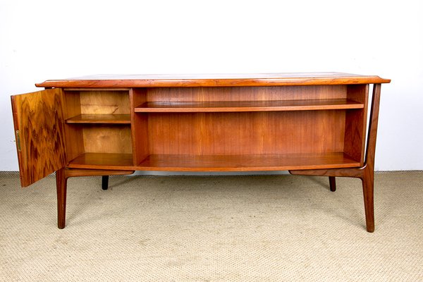 Large Danish Desk in Teak by Svend Åge Madsen for H.P. Hansen, 1960s-EMB-2026882