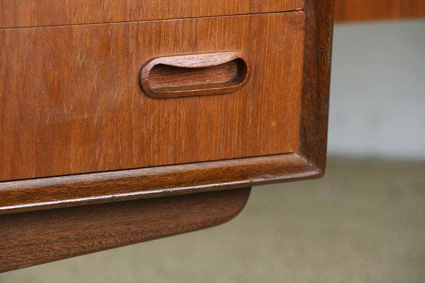 Large Danish Desk in Teak by Svend Åge Madsen for H.P. Hansen, 1960s-EMB-2026882