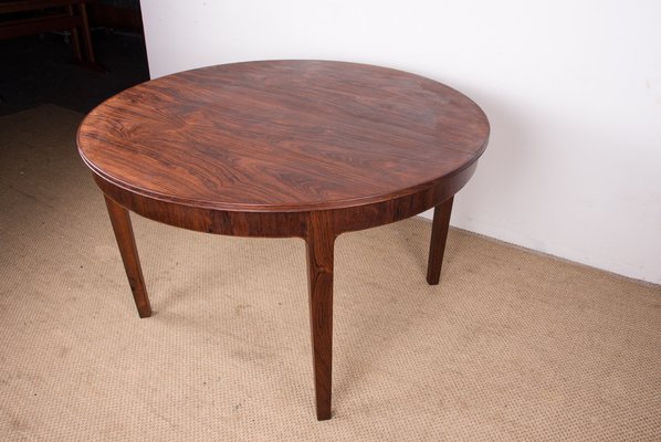 Large Danish Dining Table in Rosewood by Hugo Frandsen for Spottrup, 1960s-EMB-1806349