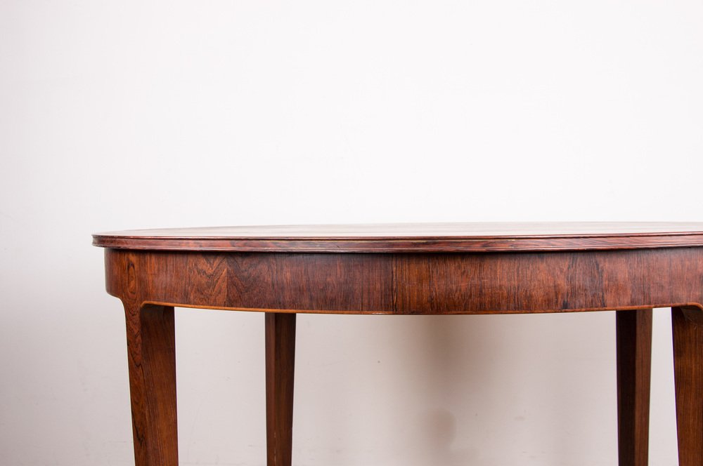 Large Danish Dining Table in Rosewood by Hugo Frandsen for Spottrup, 1960s