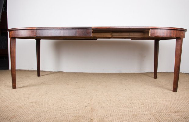 Large Danish Dining Table in Rosewood by Hugo Frandsen for Spottrup, 1960s-EMB-1806349