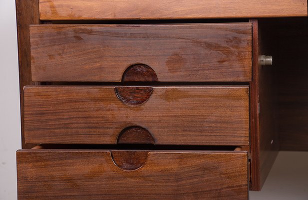 Large Danish Executive Desk in Rosewood by Christian Linneberg, 1960s-EMB-2026843