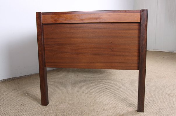 Large Danish Executive Desk in Rosewood by Christian Linneberg, 1960s-EMB-2026843