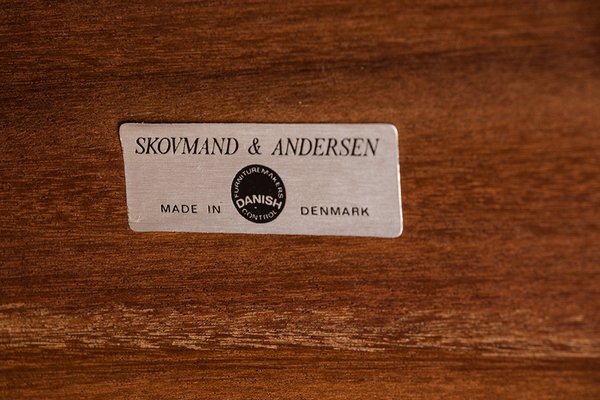 Large Danish Extendable Dining Table in Teak by Hans Skovmand for Skovmand & Andersen, 1960s-EMB-2026520