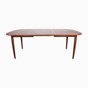 Large Danish Extendable Dining Table in Teak by Hans Skovmand for Skovmand & Andersen, 1960s-EMB-2026520