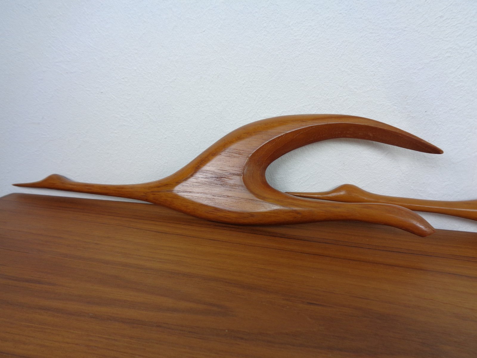 Large Danish Herons in Teak, 1960s, Set of 2