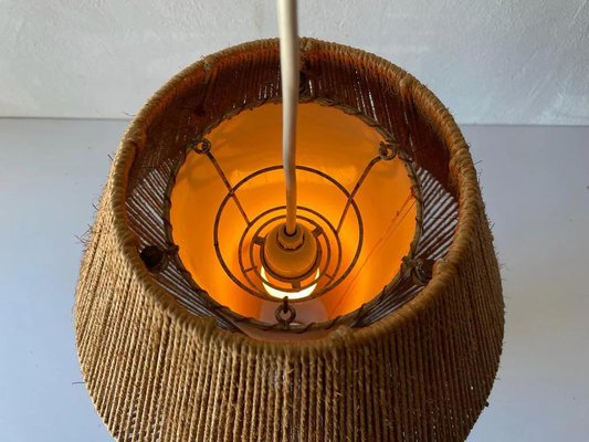 Large Danish Pendant Lamp in Teak by Ib Fabiansen for Fog & Mørup, 1960s-RDS-1316644