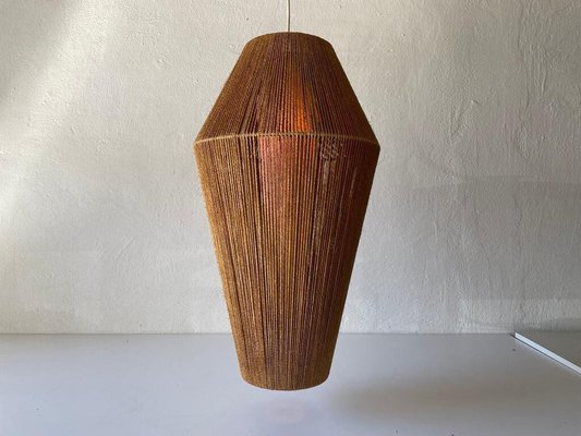 Large Danish Pendant Lamp in Teak by Ib Fabiansen for Fog & Mørup, 1960s-RDS-1316644