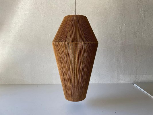 Large Danish Pendant Lamp in Teak by Ib Fabiansen for Fog & Mørup, 1960s-RDS-1316644