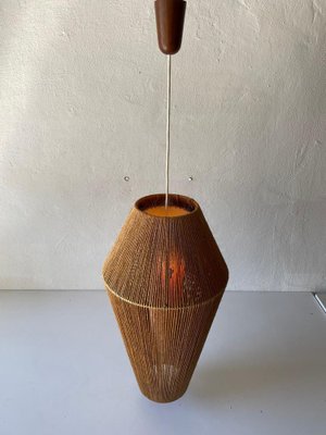 Large Danish Pendant Lamp in Teak by Ib Fabiansen for Fog & Mørup, 1960s-RDS-1316644