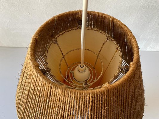 Large Danish Pendant Lamp in Teak by Ib Fabiansen for Fog & Mørup, 1960s-RDS-1316644