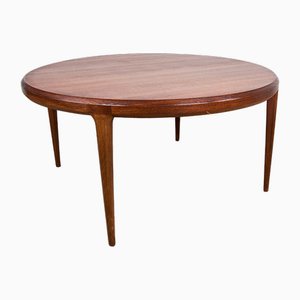 Large Danish Round Teak Coffee Table Model 283 by Johannes Andersen for CFC Silkeborg, 1960s-EMB-2027087