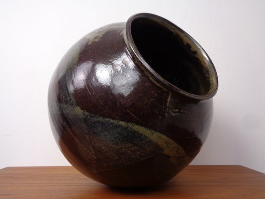 Large Danish Studio Ceramic Jug or Vase, 1960s-RDW-1780672