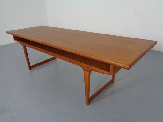 Large Danish Teak Coffee Table, 1960s-RDW-810302