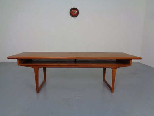 Large Danish Teak Coffee Table, 1960s-RDW-810302