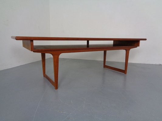 Large Danish Teak Coffee Table, 1960s-RDW-810302