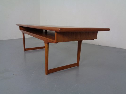 Large Danish Teak Coffee Table, 1960s-RDW-810302