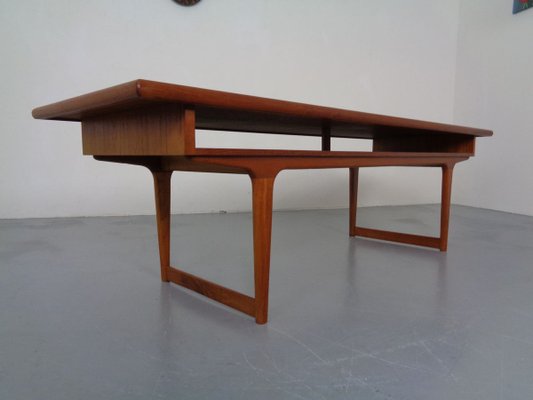 Large Danish Teak Coffee Table, 1960s-RDW-810302