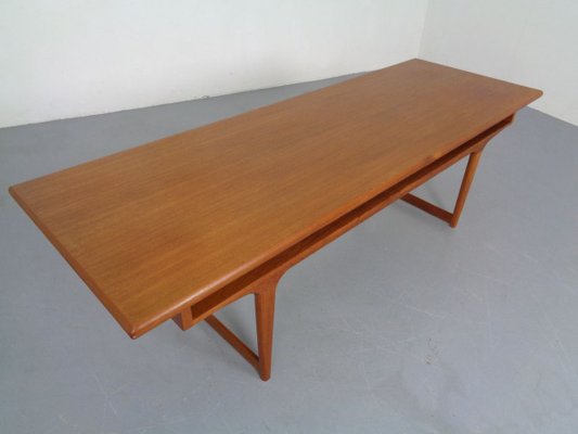 Large Danish Teak Coffee Table, 1960s-RDW-810302