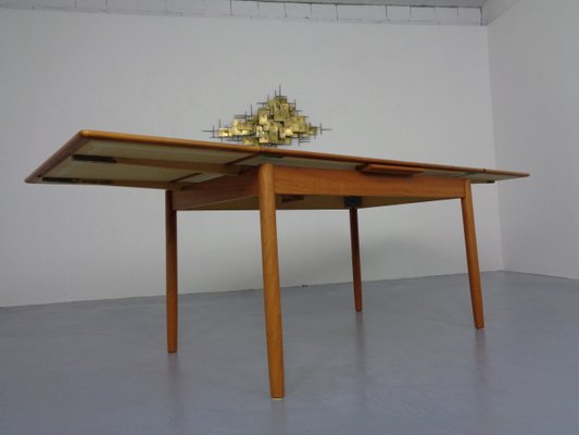 Large Danish Teak Extendable Dining Table, 1960s-RDW-1060447