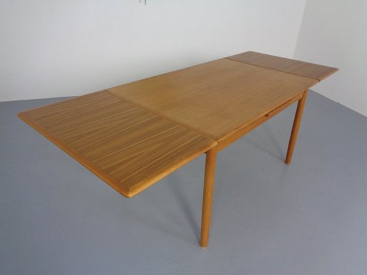 Large Danish Teak Extendable Dining Table, 1960s-RDW-1060447