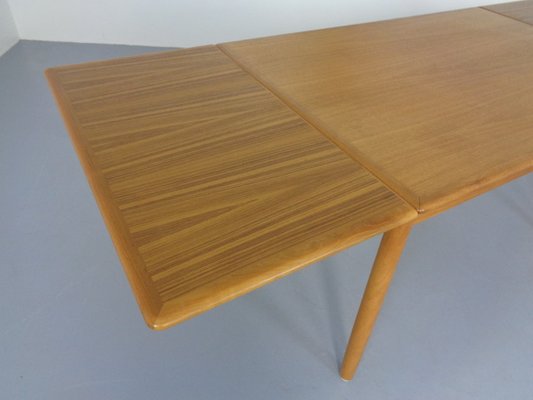 Large Danish Teak Extendable Dining Table, 1960s-RDW-1060447