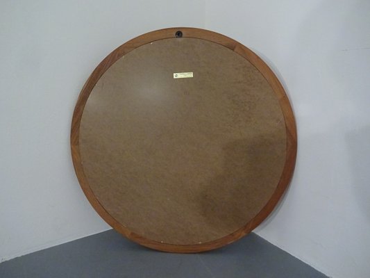 Large Danish Teak Mirror by Bernhard Pedersen for Viby, 1960s-RDW-586404