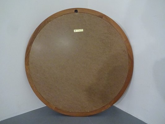 Large Danish Teak Mirror by Bernhard Pedersen for Viby, 1960s-RDW-586404