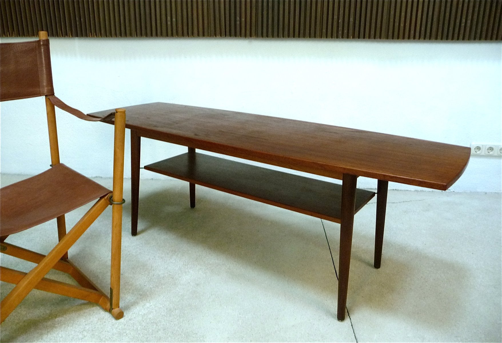 Large Danish Teak Two-Tier Coffee Table, 1960s