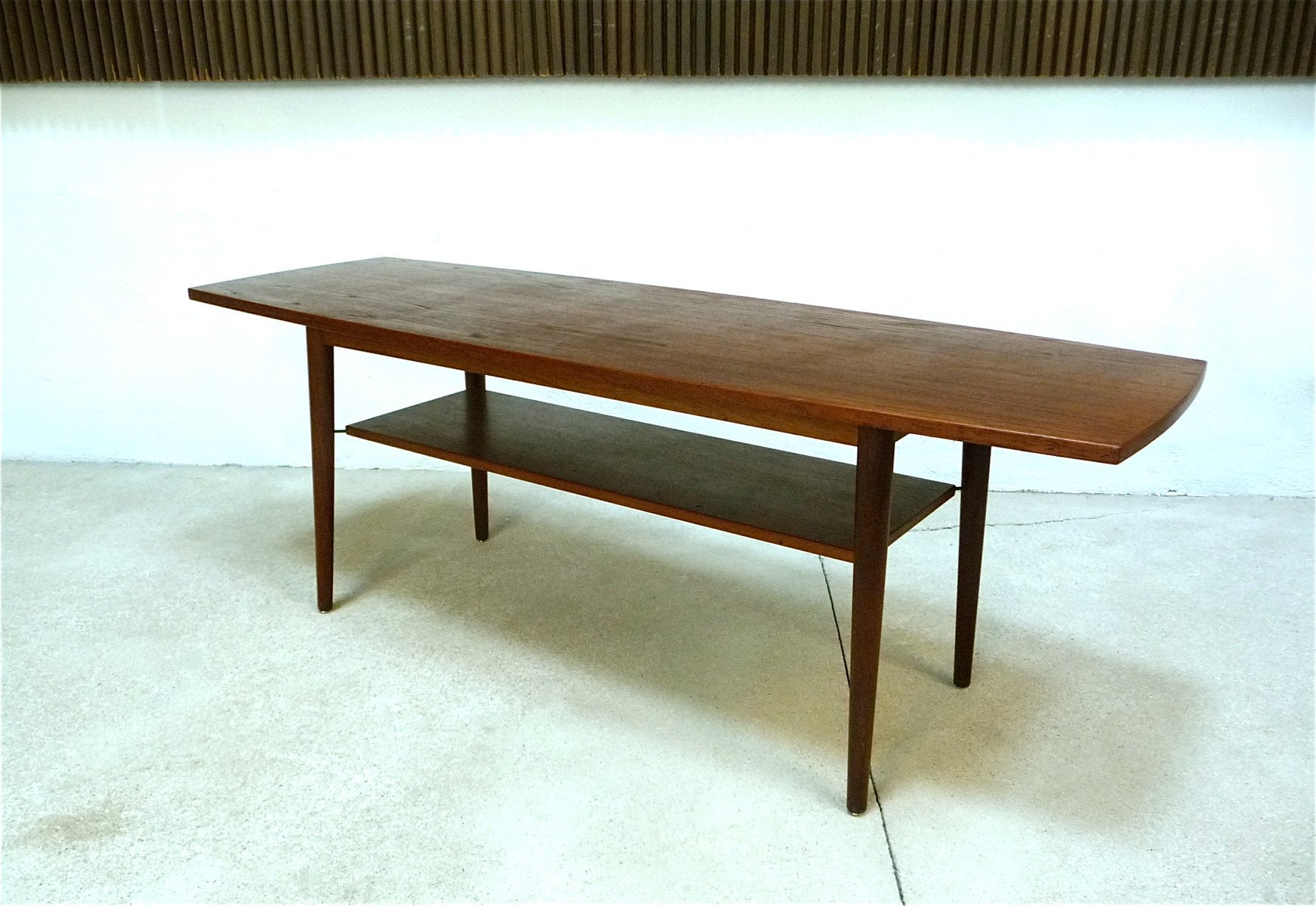 Large Danish Teak Two-Tier Coffee Table, 1960s